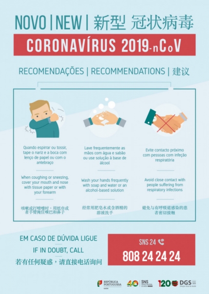 Plano de Contingência - Prevenção e controlo de infecção por novo Coronavírus (COVID-19)
